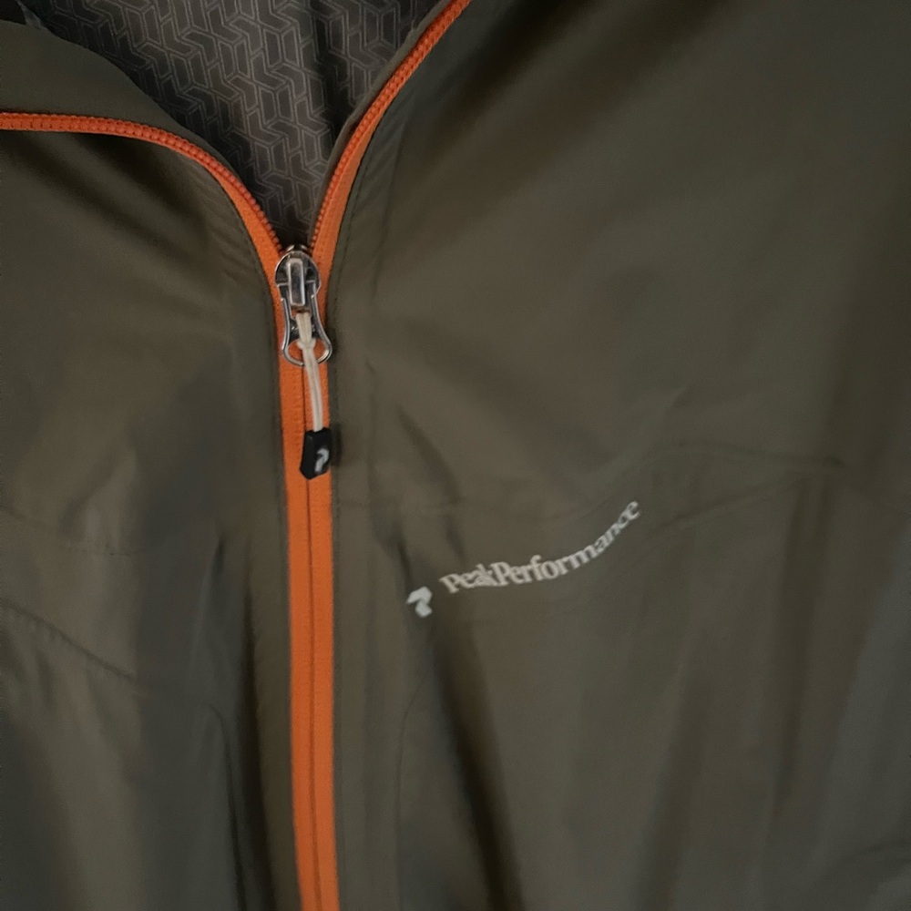 Peak Performance Windbreaker Jacket Green Full Zi… - image 6